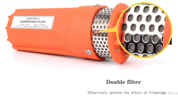 Потопна Пумпа за вода на сончева енергија Dc12v / 24v 360 lph 70м лифт - Image 8