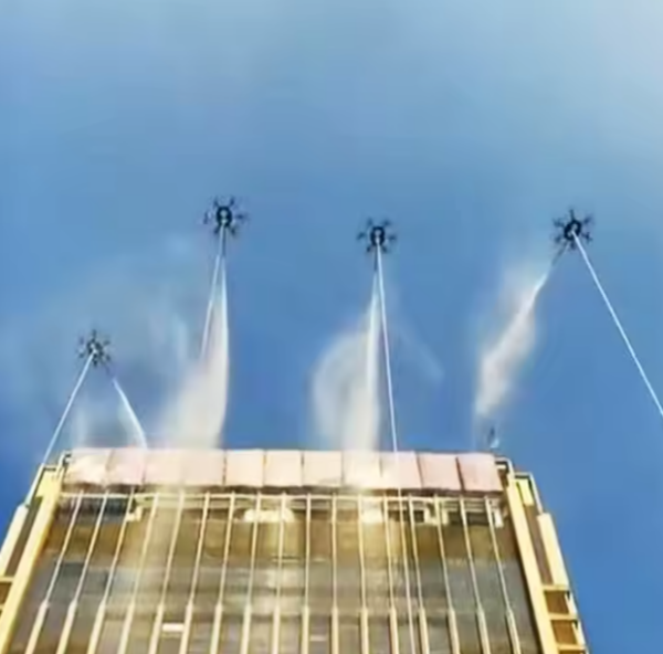 JTC Firefighting Drone - Joyance противпожарен беспилотно летало Чистење на беспилотни летала за камера за чистење на прозорецот Дронови