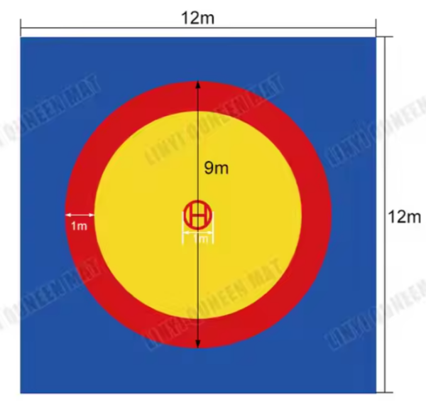 WM1 - LINYIQUEEN 12M*12M 40'*40' Натпреварување на професионално ниво Боречка подлога BJJ шампионатска подлога ПВЦ капак 5см XPE пена - Image 2