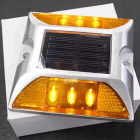 TYNDD2 - 104*104mm трепкач/стабилен соларен LED столпче рефлектор за предупредување за сообраќај, мачкини очи, соларни столпчиња за тротоар