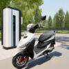 НОВ JOG - EEC COC електричен мотоцикл со најдобар квалитет и ниска цена 2000W 60V20Ah електричен скутер со две тркала за теренско возење