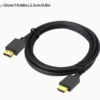 i-zclive Високобрзински HDTV Кабел со Ethernet (RJ45) - Позлатен Машки-на-Машки HDTV 2.0/1.4 Компатибилен, Ултра-Тенок //Apple TV/Blu-ray/Лаптоп/Проектор/Компјутер Кабел, Plug & Play за Стриминг и Гејминг - 0,5 метри