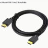 i-zclive Високобрзински HDTV Кабел со Ethernet (RJ45) - Позлатен Машки-на-Машки HDTV 2.0/1.4 Компатибилен, Ултра-Тенок //Apple TV/Blu-ray/Лаптоп/Проектор/Компјутер Кабел, Plug & Play за Стриминг и Гејминг - 3 метри