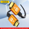 i zclive 8K High Speed HDMI 2.1 Cable Aluminum Alloy, HDMI Male To Male Cable, HDMI 2.1/2.0 Cable, 8K@60Hz & 4K@120Hz HDMI Cable, HDR, 3D, 2160p, 1080p, ARC, HDR. HDMI Cables for Monitors, Compatible for PS5, PS4, UHD TV and PC. HDMI Cables for Monitors, For Apple TV, Xbox, Nintendo Switch. - 1,5 м