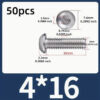 304 Нерѓосувачки челик M4*0.7p печурка хексагонална завртка (должина=6-60mm) ISO7380 округла хексадекатна завртка со главичка Allen A2-70