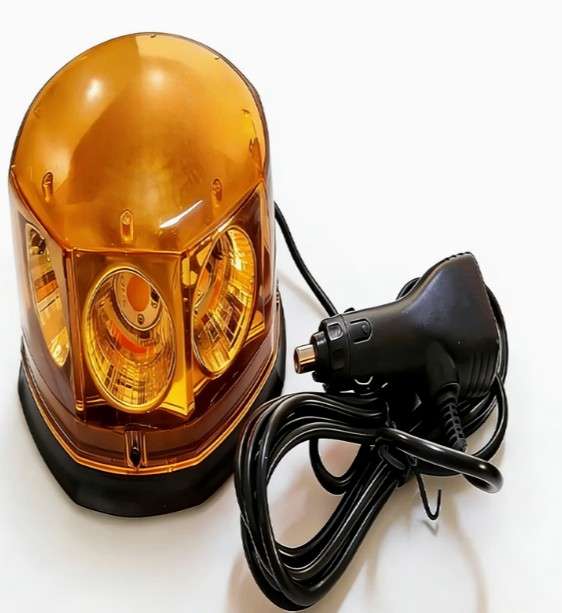 Супер Светло 12-24V LED COB Сигурносно Светло за Покрив, Магнетен Држач, Ротирачко Светло за Сигнализација за Автомобил, Камион, SUV, Приколка, Градежништво и Употреба покрај Пат, Без Батерија - Image 4