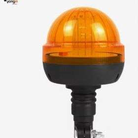 LED-10 - Ново ротирачко трепкачко светло со килибарна светлина, стробоскопска LED светилка за итни случаи на покрив, камион, приколка, IP65, водоотпорна 12-24V