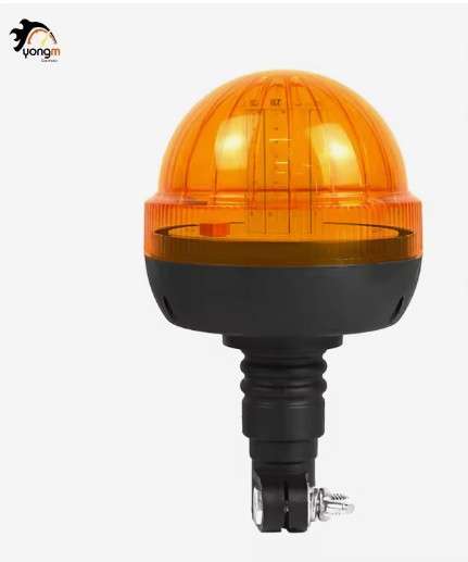 LED-10 - Ново ротирачко трепкачко светло со килибарна светлина, стробоскопска LED светилка за итни случаи на покрив, камион, приколка, IP65, водоотпорна 12-24V