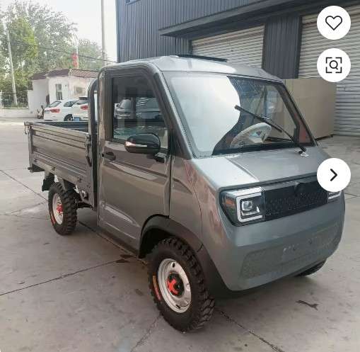 Pierre Cardin Pika - Made in China, High Performance Family Charging Four Wheel Two Seater Small New Energy Electric Pickup Truck for Cargo