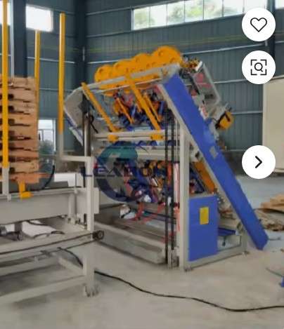 AWPN-1300 – Интелигентна полуавтоматска линија за производство и склопување дрвени палети со пневматски пиштоли за клинци - Image 2